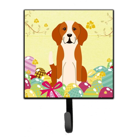 Carolines Treasures Easter Eggs English Foxhound Leash or Key Holder BB6110SH4
